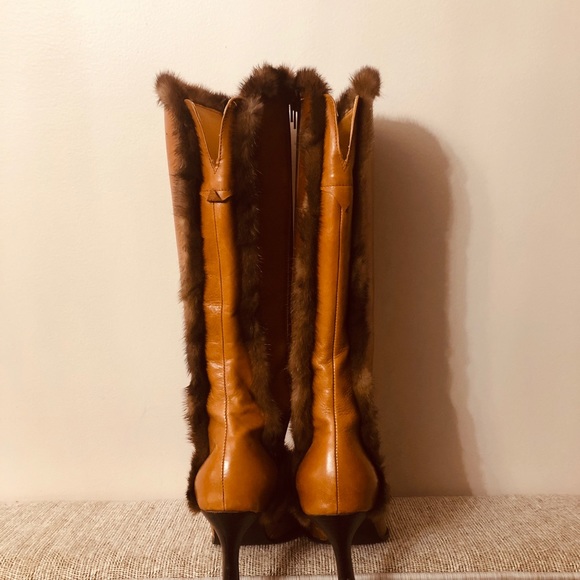 🌺🌺🌺HENRY FERRERA LEATHER BOOTS SIZE 38.5 - Picture 5 of 8